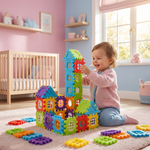 Fenster Bausteine für Kinder im Montessori-Stil