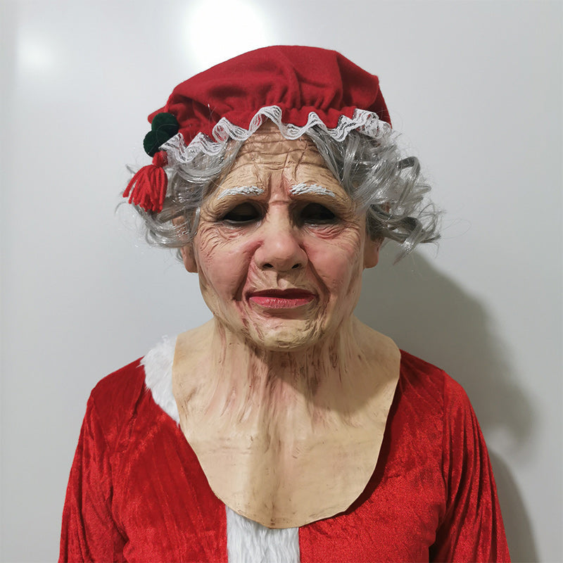 Gruseliger Halloween-Latexmaske für schaurige Kostüme