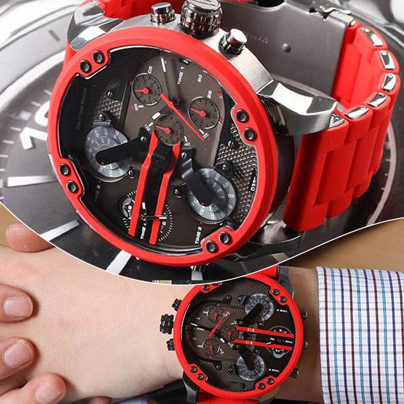 Elegante Quarzchronographuhr aus Edelstahl