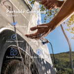 Tragbare Campingdusche