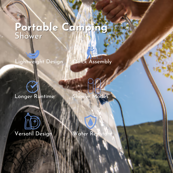 Tragbare Campingdusche