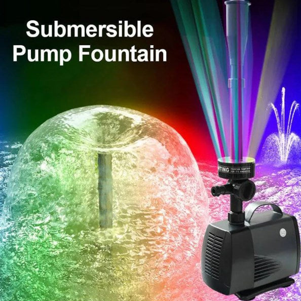 AquaStream Brunnenpumpe – Verstellbare Wasserpumpe für Teiche und Gartendekoration