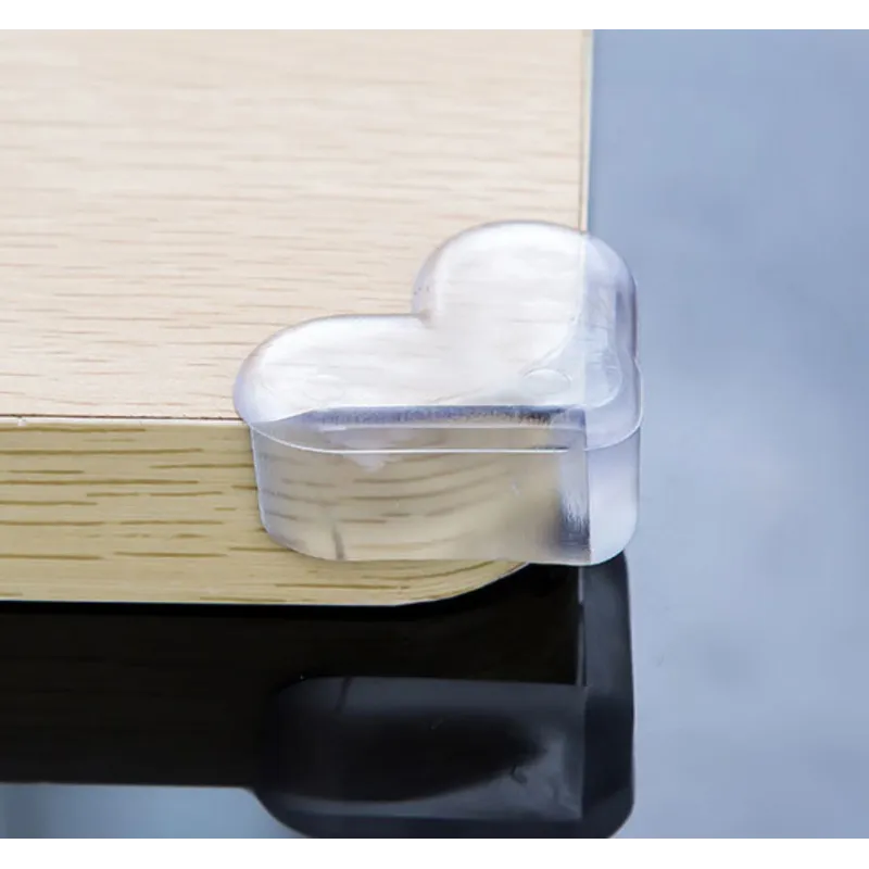 Transparente Eckenschützer für Möbel – Baby Sicherheits Herzform