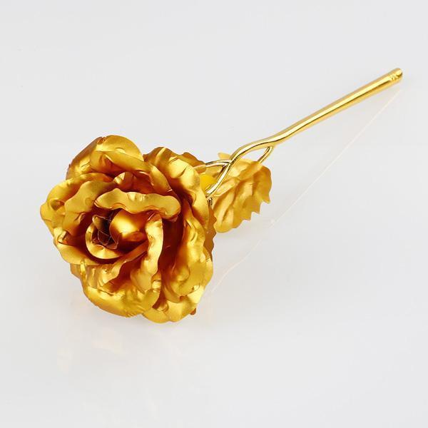 Ewige Goldrose mit Geschenkbox | Goldene Eleganz