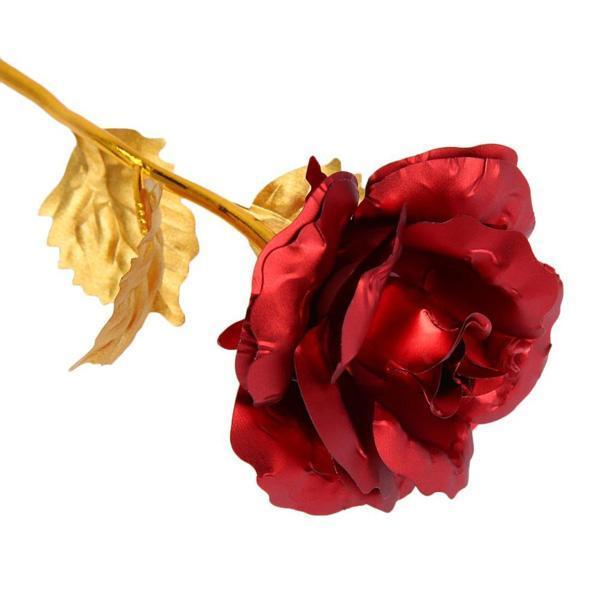 Ewige Goldrose mit Geschenkbox | Goldene Eleganz