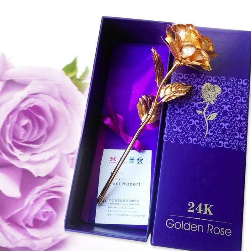 Ewige Goldblüte | 24K Gold-Rosen für besondere Anlässe
