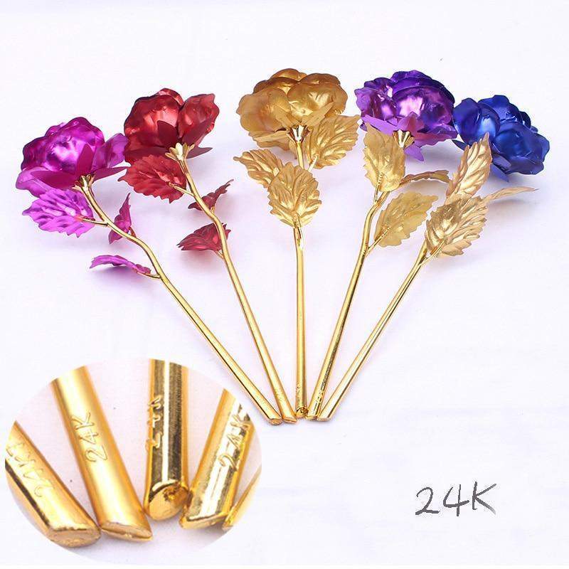 Ewige Goldblüte | 24K Gold-Rosen für besondere Anlässe
