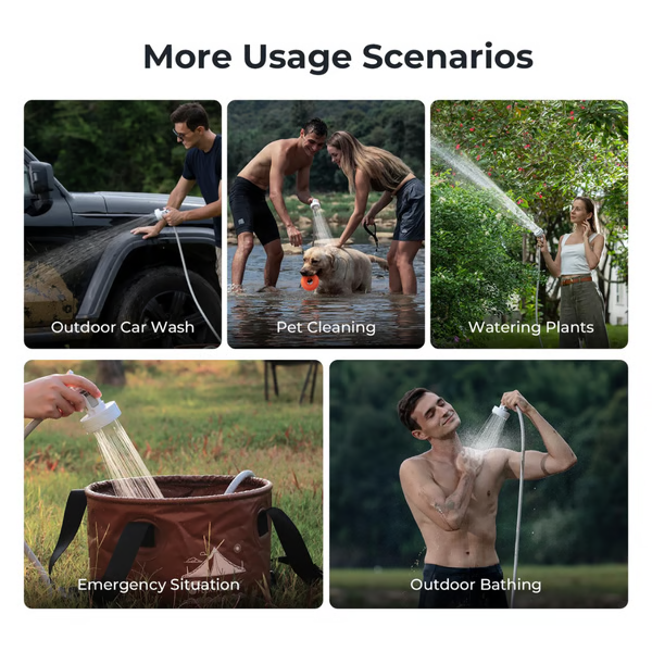 Tragbare Campingdusche