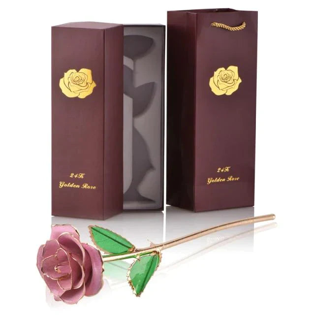 Ewige Blüte | 24k Goldüberzogene Rose