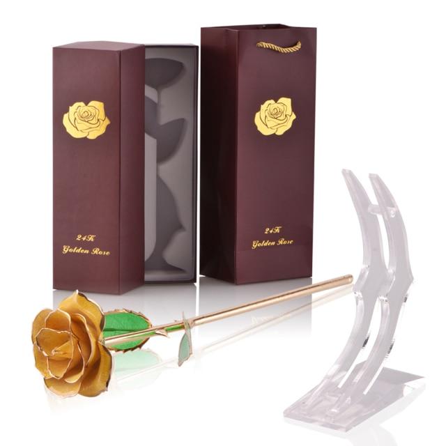 Ewige Blüte | 24k Goldüberzogene Rose