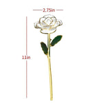 Ewige Blüte | 24k Goldüberzogene Rose