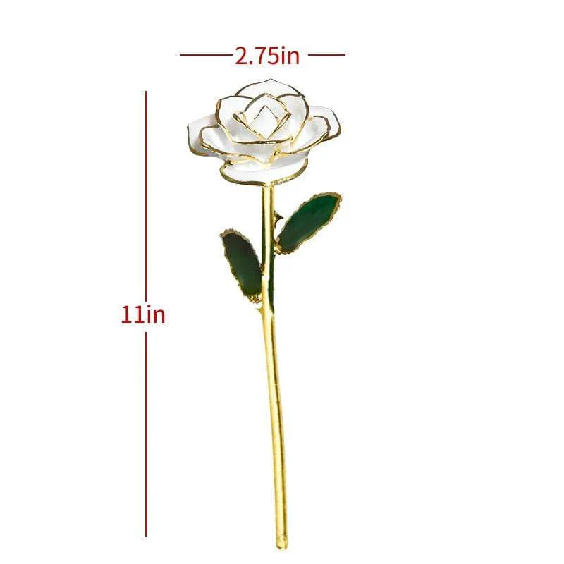 Ewige Blüte | 24k Goldüberzogene Rose