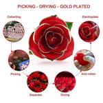 Ewige Blüte | 24k Goldüberzogene Rose