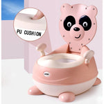 Kindertöpfchen in Panda-Design – Weiches Baby-Töpfchen mit PU-Sitz