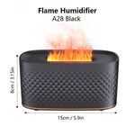 Flaming Elegance: Aroma Diffuser with Soothing Flame Effect