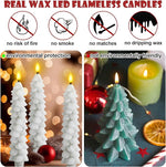 Flammenlose LED-Kerzen mit Fernbedienung – Realistisches 3D-Flackermodell