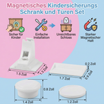 Set zur magnetischen Sicherung von Schränken und Türen für Kinder