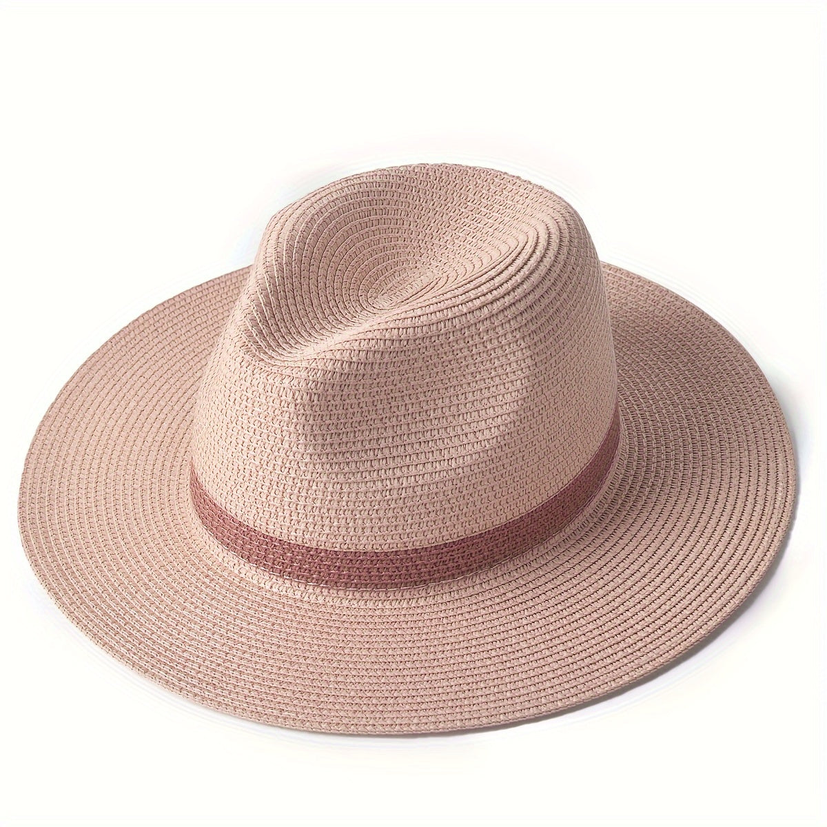 Stylischer Sommerhut mit breiter Krempe aus Papierfaser