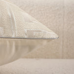 2er-Set Geometrische Jacquard-Kissenbezüge mit Verstecktem Reißverschluss – Stilvolle Kissenhüllen für Ihr Zuhause