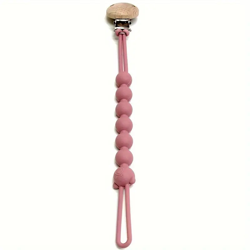Clip-Schnullerkette mit Bärchen-Design