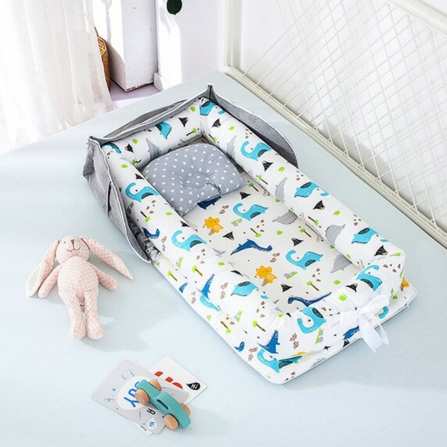 Faltbares Babybett mit Kissen – Tragbares Design für unterwegs