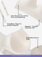 Comfortable Elegant Balconette Bra | All-around Support and Style
