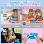 Lernspiel mit Buchstaben und Mathematik - Schlösser und Schlüssel