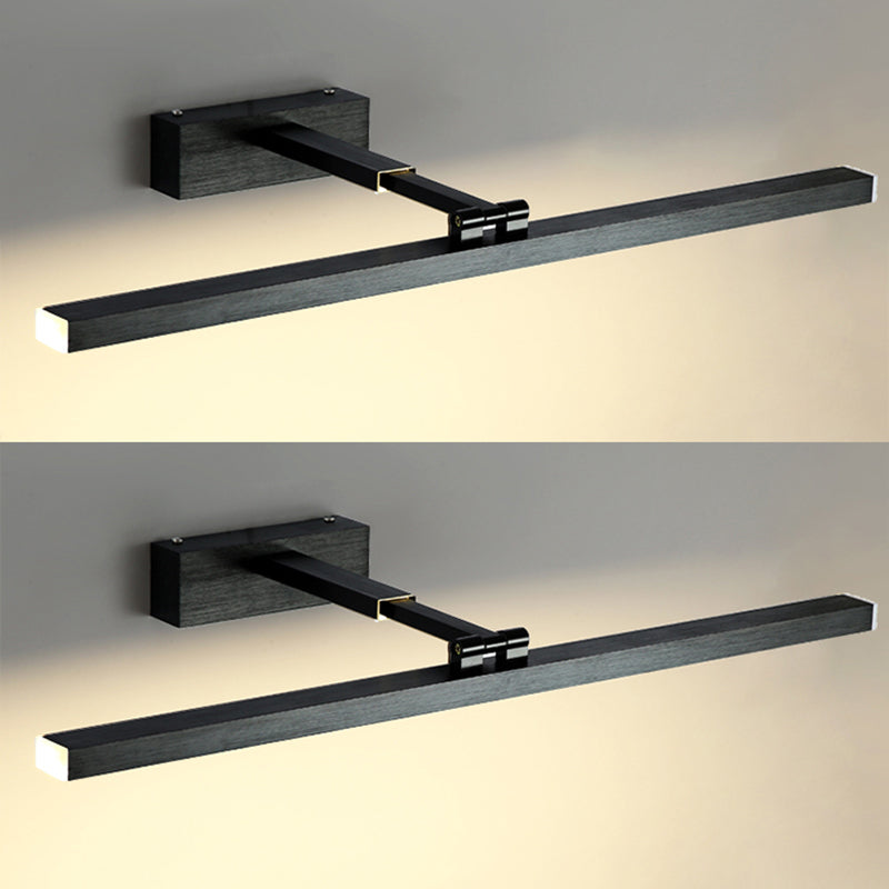 Moderne Wandbeleuchtung im minimalistischen Stil aus Metall – Einzelne Vanity Leuchte