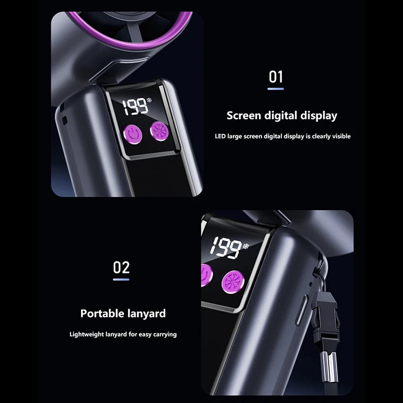 Refreshing Mini Fan with USB Charging Function | Fast and Practical