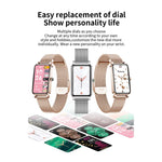 Elegante Smartwatch mit Fitness-Tracking und Benachrichtigungen