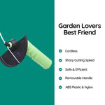 Akku-Unkrauttrimmer für präzise Gartenarbeiten – Kompakt und kabellos