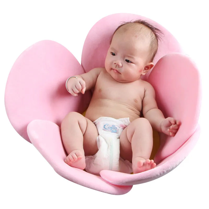 Baby Bade­kissen in Blumenform für Spüle und Waschbecken
