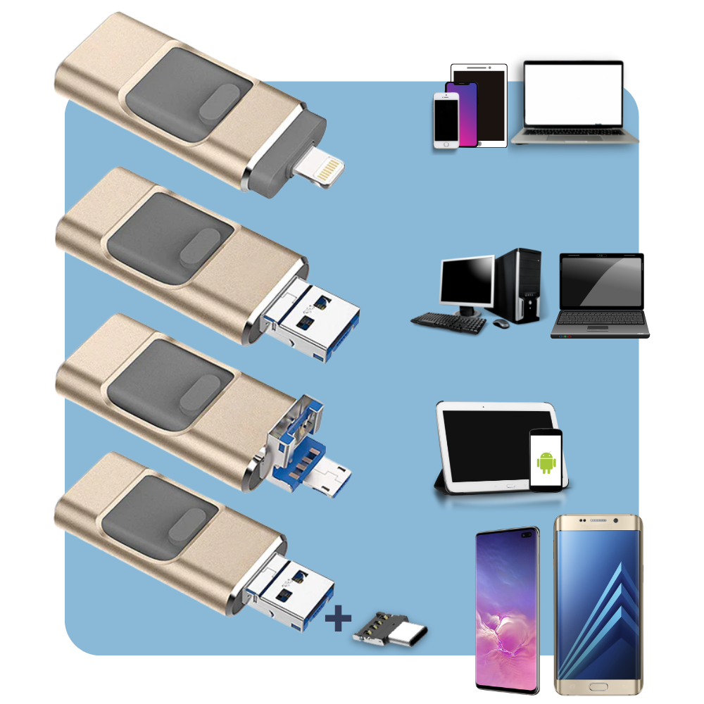 Versatile USB stick for all devices