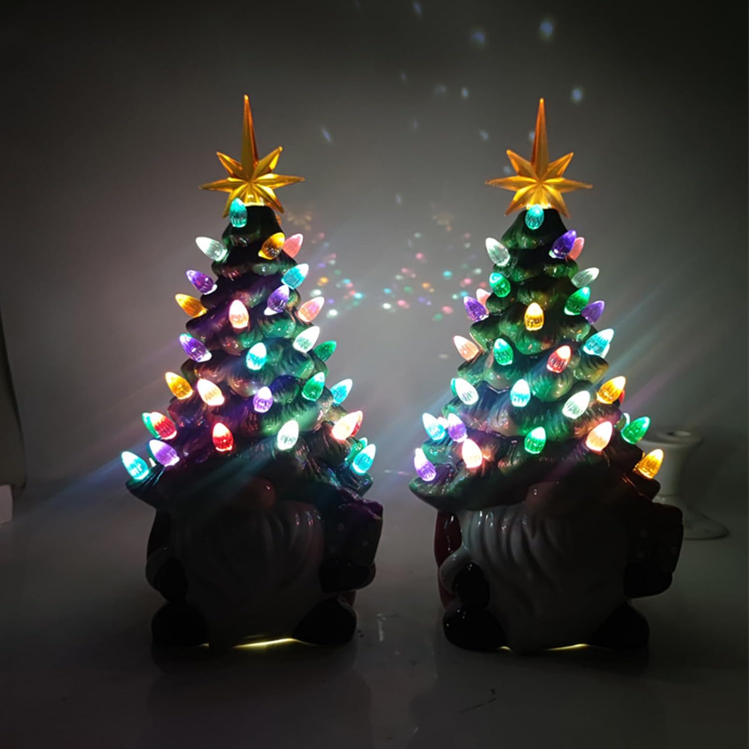 Weihnachtsgnome mit LED – Beleuchtete DIY Deko für den Baum