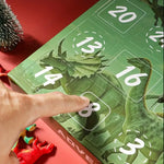 Adventskalender mit Dinosauriern für junge Entdecker