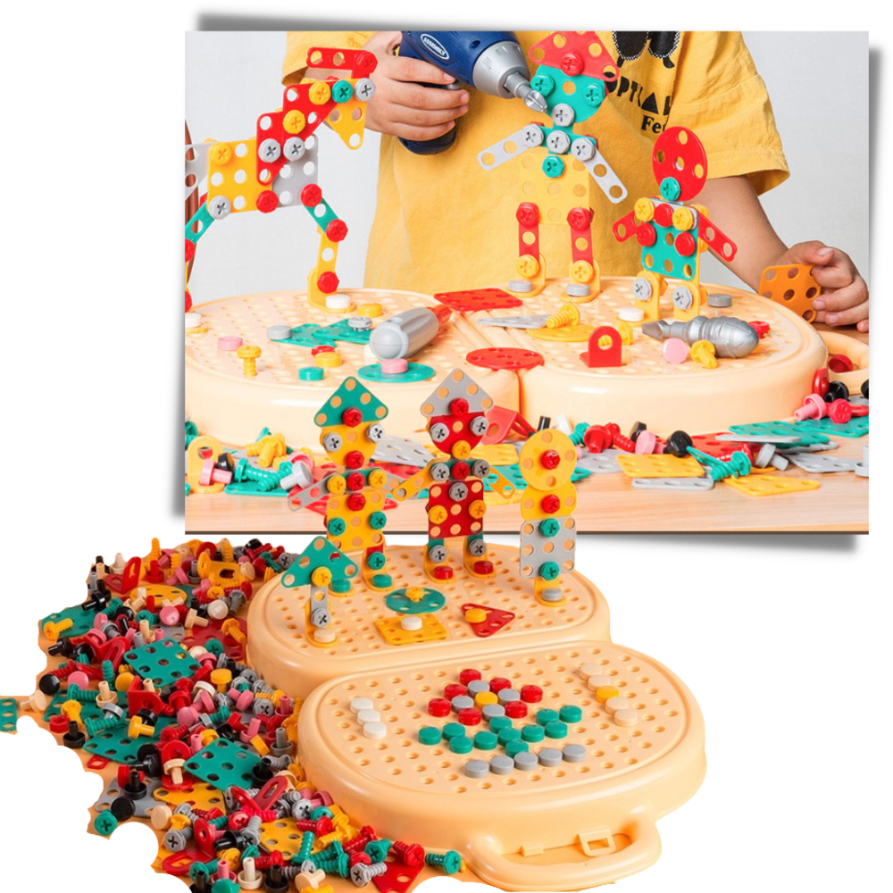 Creative building and learning toys for children
