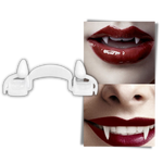 Retractable Vampire Fangs in a 2-piece set for spooky looks