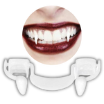 Retractable Vampire Fangs in a 2-piece set for spooky looks