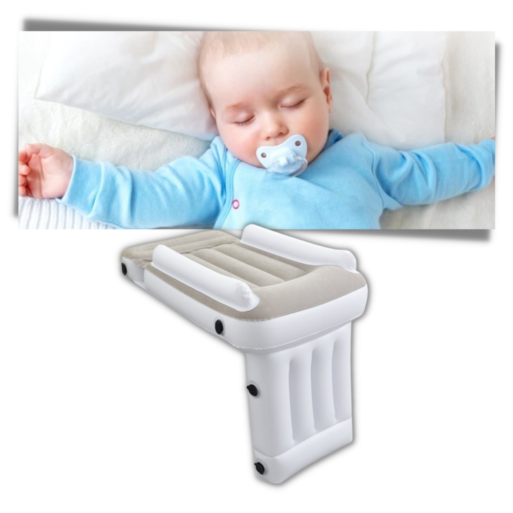 Practical children's air mattress for relaxed sleep on the go