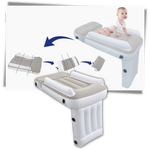 Practical children's air mattress for relaxed sleep on the go