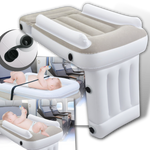 Practical children's air mattress for relaxed sleep on the go