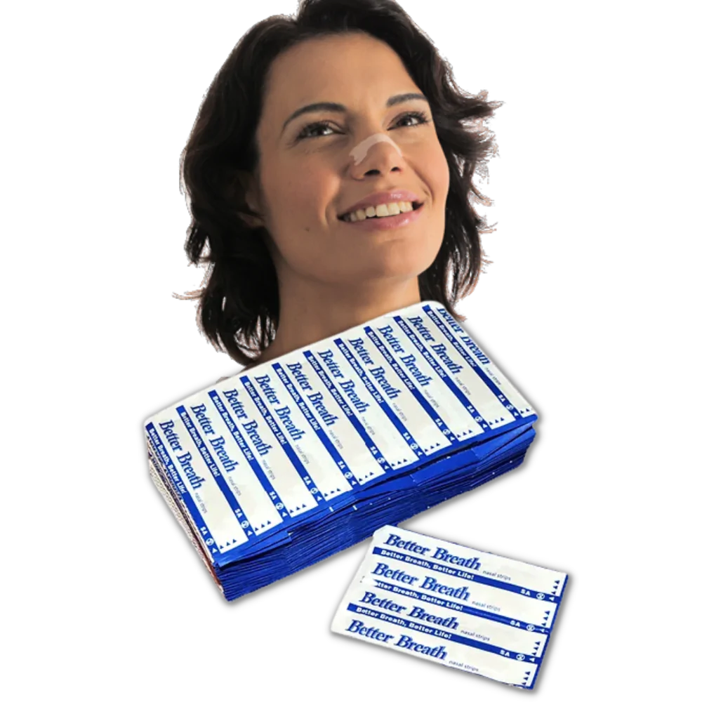 100-Pack Breathable Nasal Strips for Better Sleep