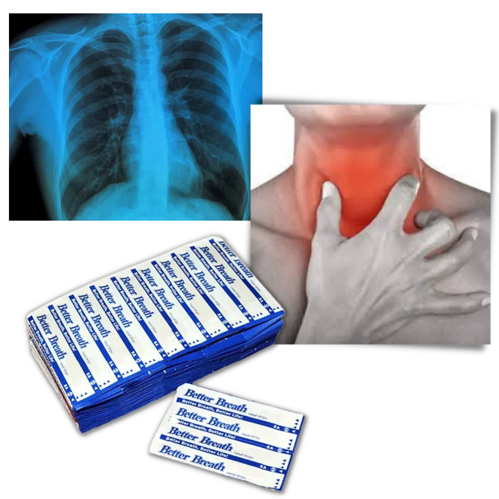 100-Pack Breathable Nasal Strips for Better Sleep
