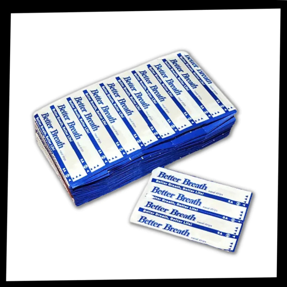 100-Pack Breathable Nasal Strips for Better Sleep