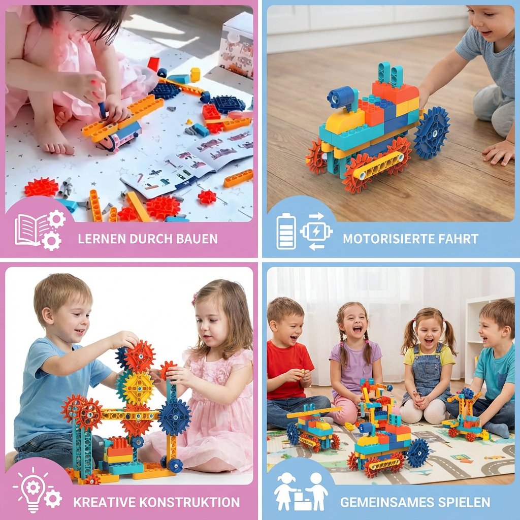 Motorisierte Spielbausteine für Wissenschaft und Bildung