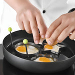 Egg Magic | Stainless Steel Rings for Creative Breakfast Delights