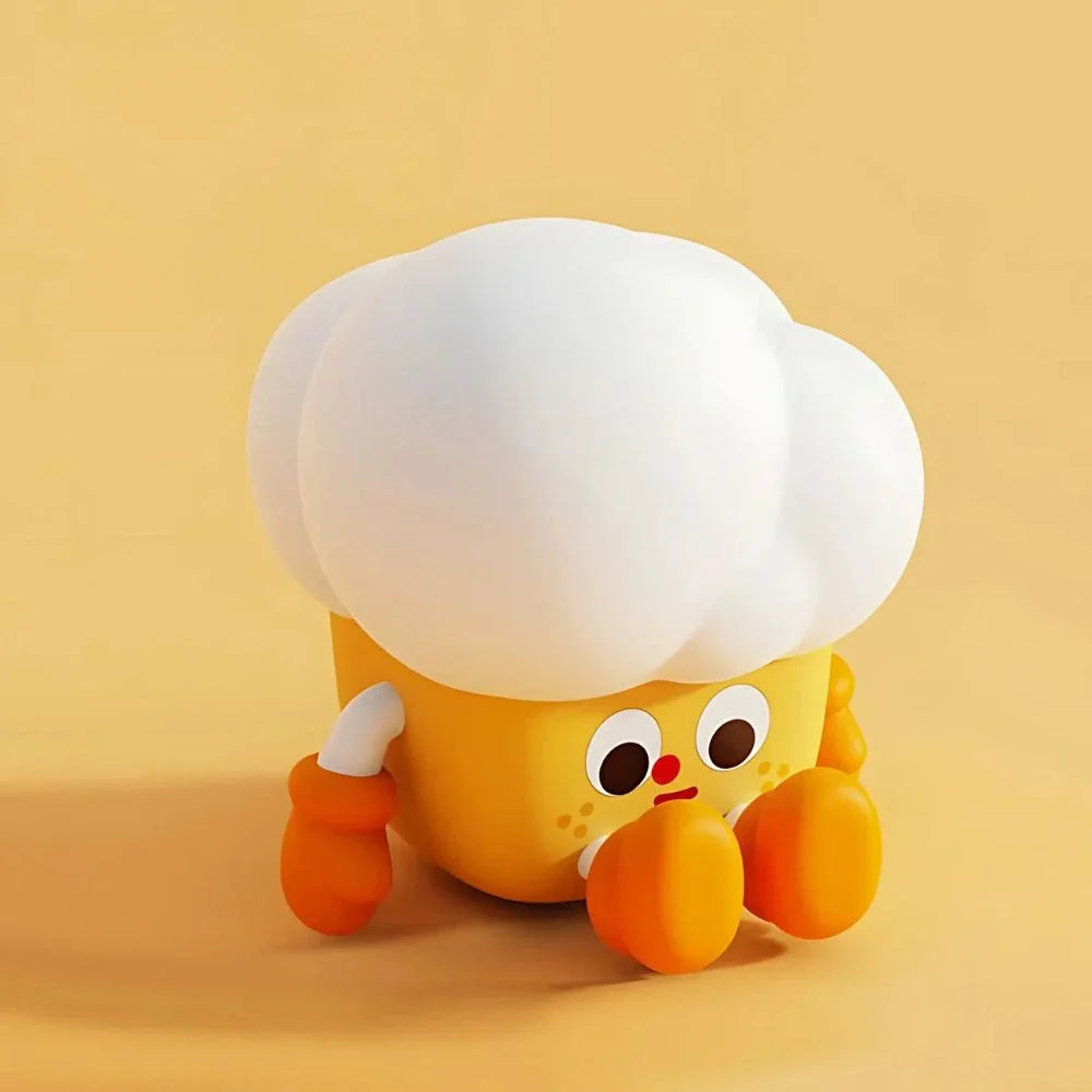 Playful Night Lamp for Children – Rechargeable Silicone Lamp with Colour Change