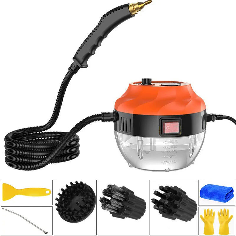 2800W Powerful Steam Cleaner for Home and Automotive Deep Cleaning