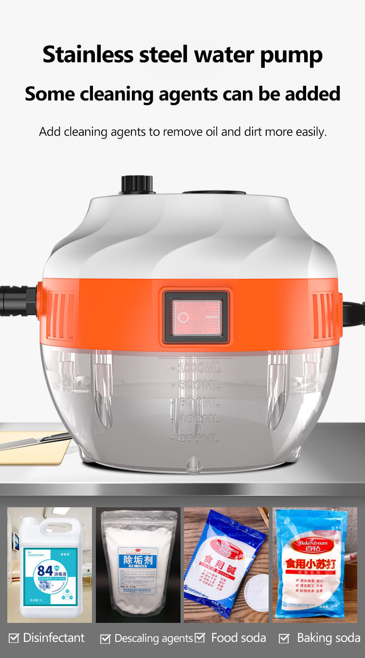 2800W Powerful Steam Cleaner for Home and Automotive Deep Cleaning
