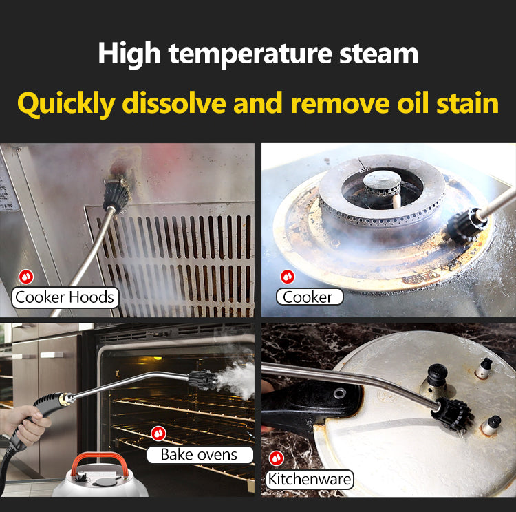 2800W Powerful Steam Cleaner for Home and Automotive Deep Cleaning